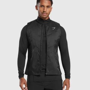 New Gymshark Speed Gilet Black