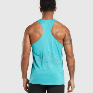 Outlet Gymshark Speed Tank ArtificialTeal