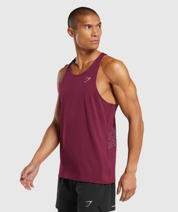 Fashion Gymshark Speed Tank PlumPink