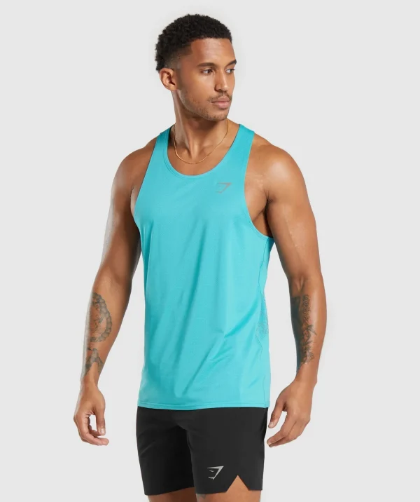 Outlet Gymshark Speed Tank ArtificialTeal