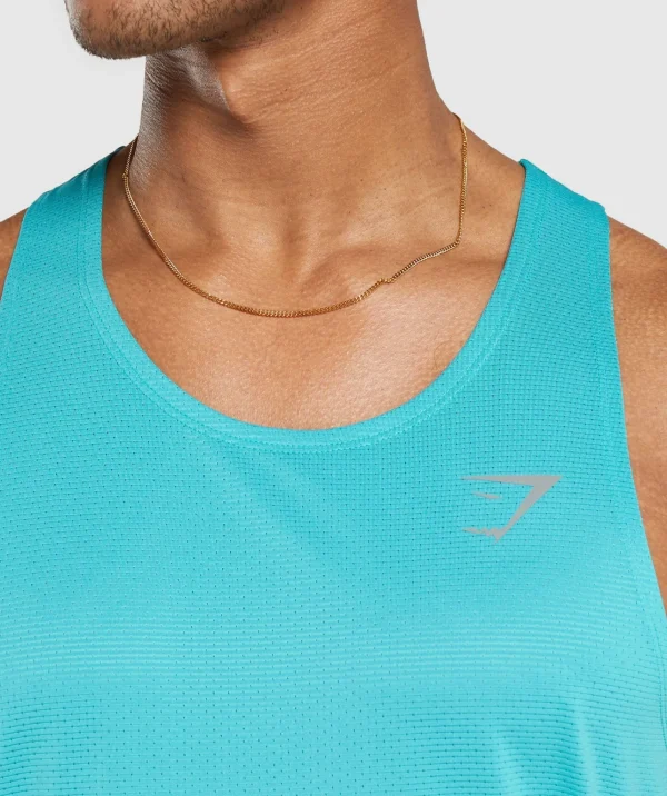 Outlet Gymshark Speed Tank ArtificialTeal