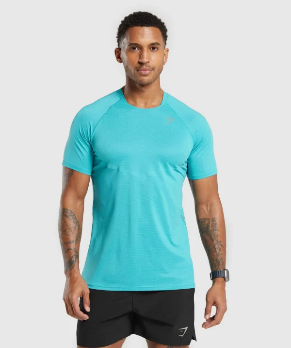 Clearance Gymshark Speed T-Shirt ArtificialTeal