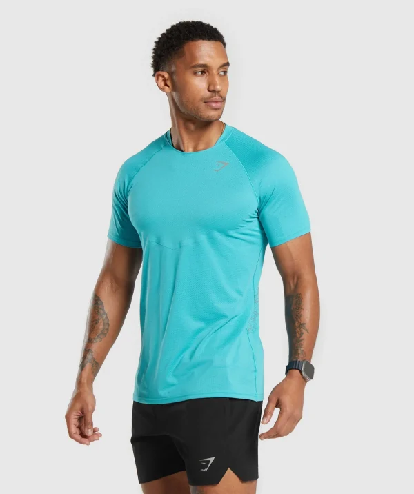 Clearance Gymshark Speed T-Shirt ArtificialTeal