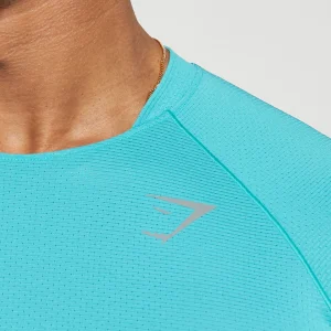 Clearance Gymshark Speed T-Shirt ArtificialTeal