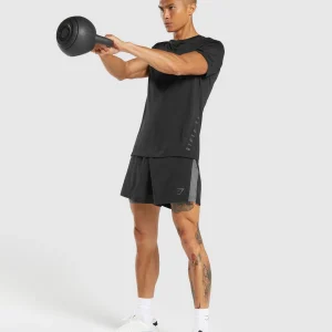 Best Gymshark Sport 5" 2 in 1 Shorts Black/DarkGrey