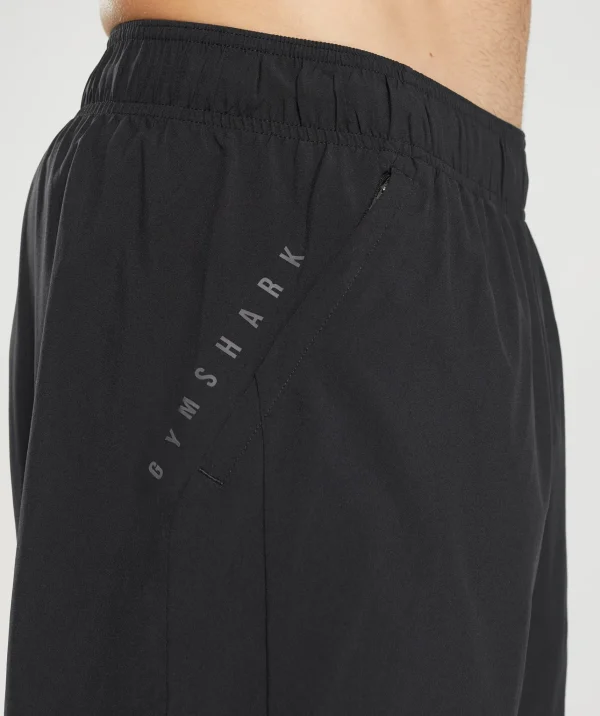 Online Gymshark Sport 7" 2 In 1 Shorts Black/SilhouetteGrey