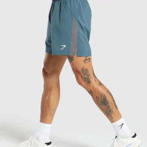 Discount Gymshark Sport  7" Shorts CargoBlue/Grey