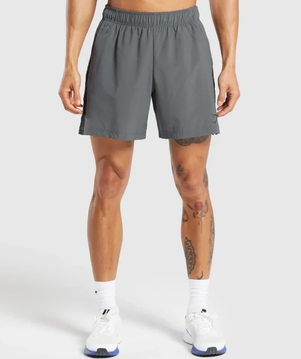 Fashion Gymshark Sport  7" Shorts DarkGrey/Black