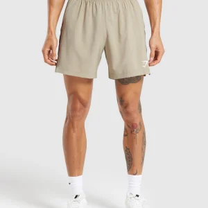 New Gymshark Sport  7" Shorts SandBrown/CamoBrown