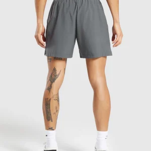 Fashion Gymshark Sport  7" Shorts DarkGrey/Black