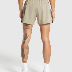 Discount Gymshark Sport  5" Shorts SandBrown/CamoBrown