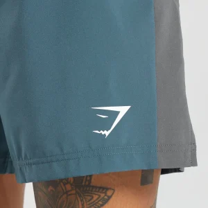 Discount Gymshark Sport  7" Shorts CargoBlue/Grey