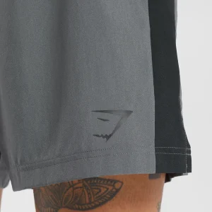 Fashion Gymshark Sport  7" Shorts DarkGrey/Black