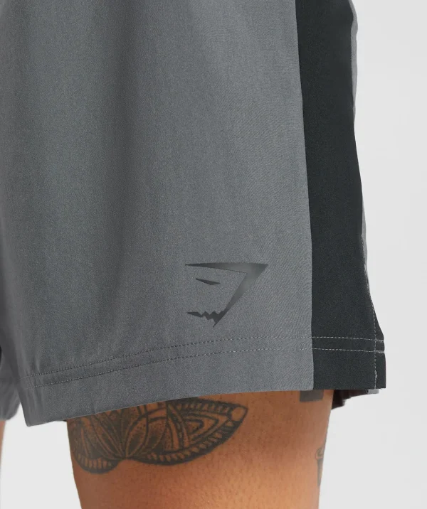 Fashion Gymshark Sport  7" Shorts DarkGrey/Black