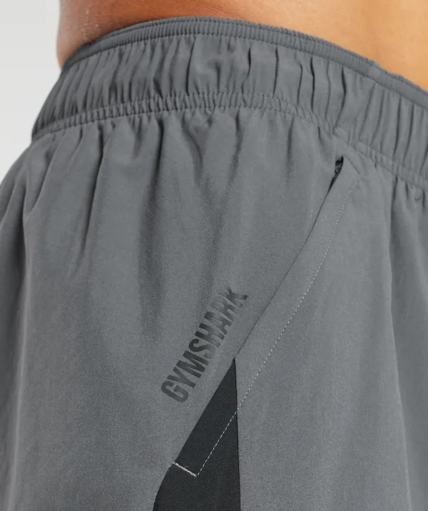 Fashion Gymshark Sport  7" Shorts DarkGrey/Black