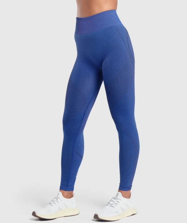 Discount Gymshark Sport Seamless Leggings ForceBlue/PastelBlue