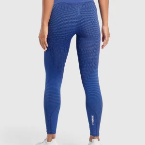 Discount Gymshark Sport Seamless Leggings ForceBlue/PastelBlue