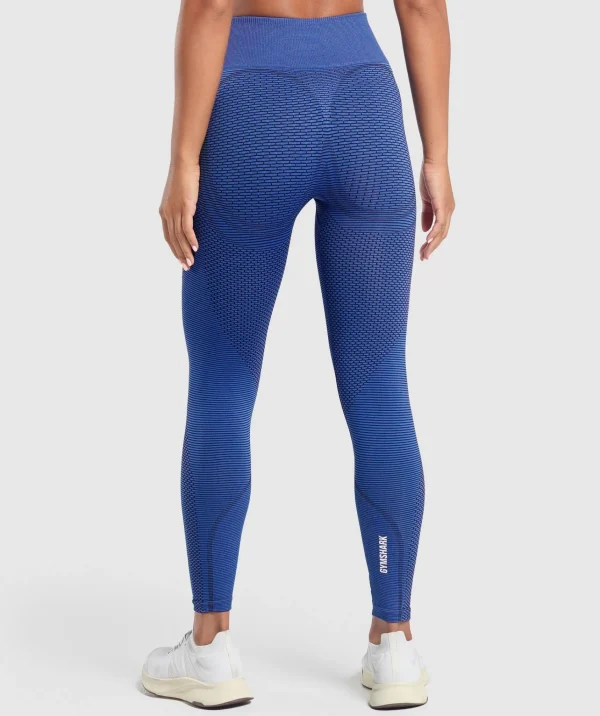 Discount Gymshark Sport Seamless Leggings ForceBlue/PastelBlue