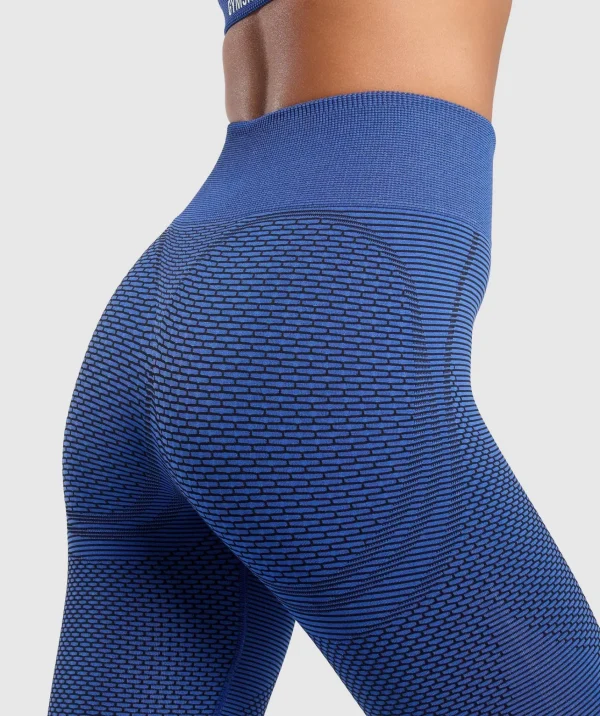 Discount Gymshark Sport Seamless Leggings ForceBlue/PastelBlue