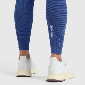 Discount Gymshark Sport Seamless Leggings ForceBlue/PastelBlue