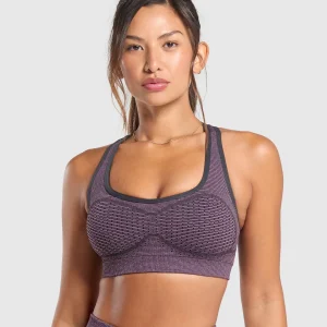 Online Gymshark Sport Seamless Sports Bra MagentaPurple/DollyPink