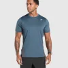 Fashion Gymshark Sport T-Shirt CargoBlue/DarkGrey