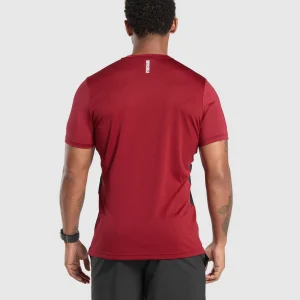 Hot Gymshark Sport T-Shirt RepsRed/Black
