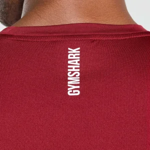 Hot Gymshark Sport T-Shirt RepsRed/Black