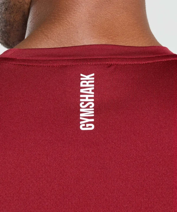 Hot Gymshark Sport T-Shirt RepsRed/Black