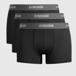 Sale Gymshark Sports Tech Boxer 3PK Black