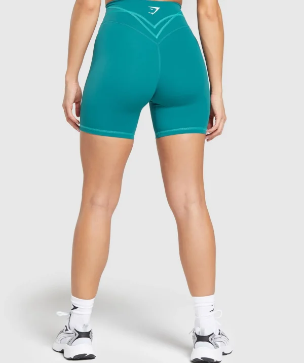 Best Gymshark Stitch Feature Shorts OceanTeal