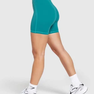 Best Gymshark Stitch Feature Shorts OceanTeal