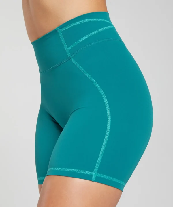 Best Gymshark Stitch Feature Shorts OceanTeal