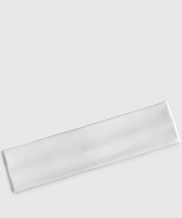 Sale Gymshark Straight Headband White