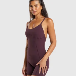 Clearance Gymshark Strappy All in One DepthPurple