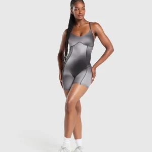 Fashion Gymshark Strappy All in One MetalGrey