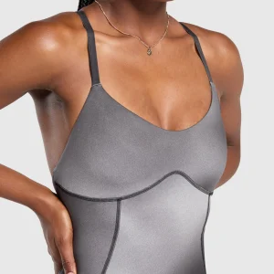 Fashion Gymshark Strappy All in One MetalGrey