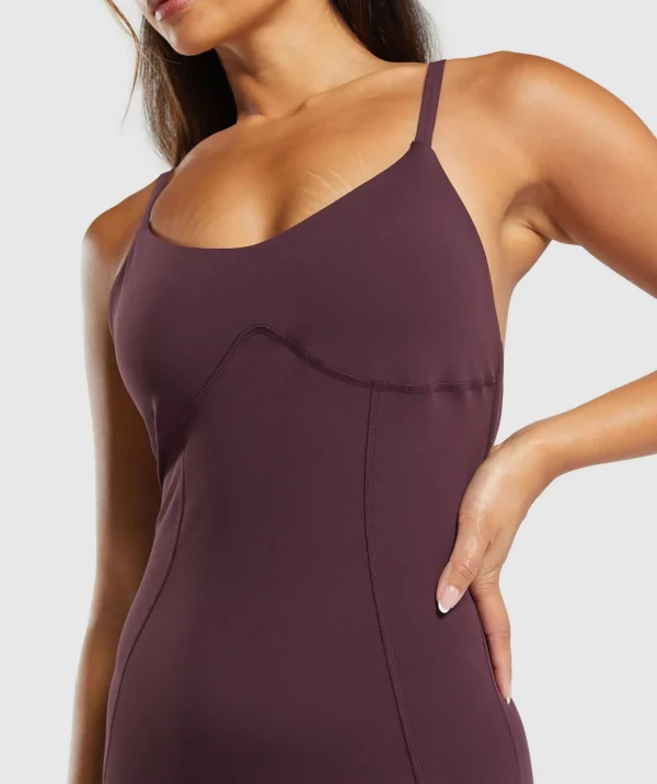 Clearance Gymshark Strappy All in One DepthPurple