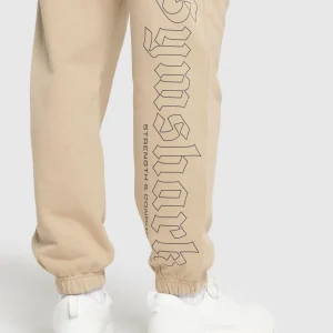 Sale Gymshark Strength and Conditioning Joggers VanillaBeige