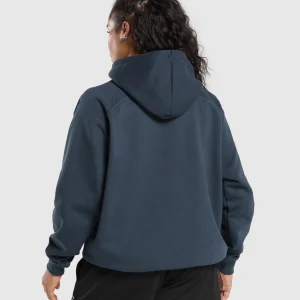 New Gymshark Strength Department Oversized Hoodie HeavyBlue