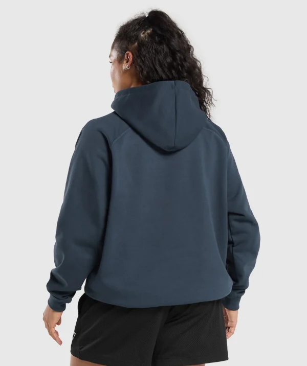 New Gymshark Strength Department Oversized Hoodie HeavyBlue