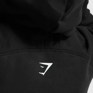 Outlet Gymshark Strength Department Oversized Hoodie Black