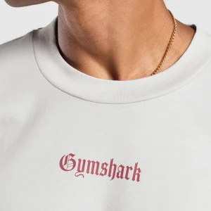 Outlet Gymshark Strength Dept Graphic T-Shirt MetalGrey