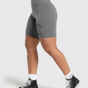 Best Gymshark Strong Women Shorts BrushedGrey