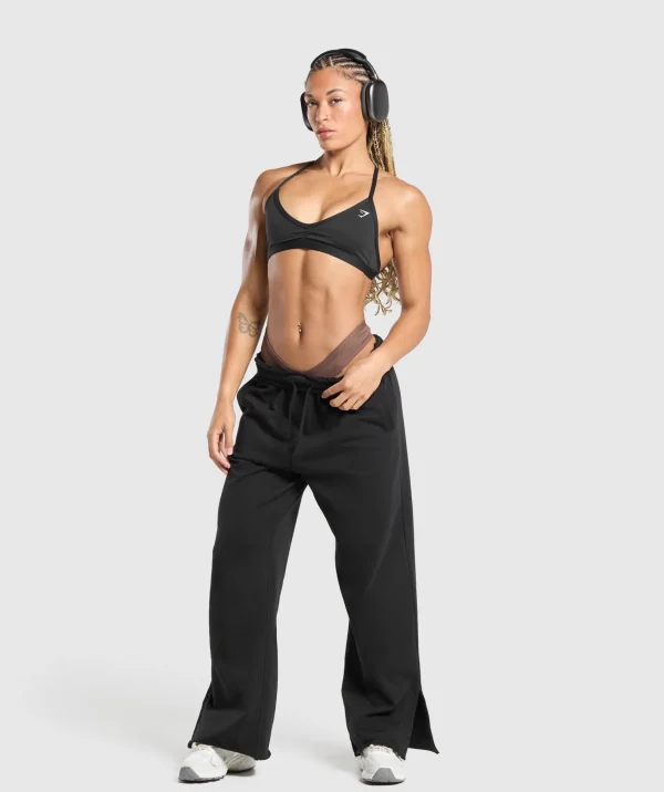 Online Gymshark Superset Oversized Joggers Black