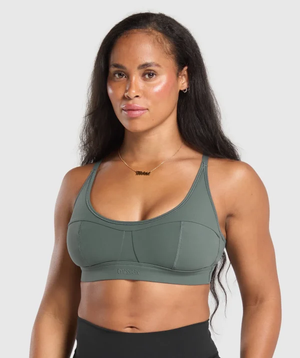 Best Gymshark Superset Sports Bra SlateTeal