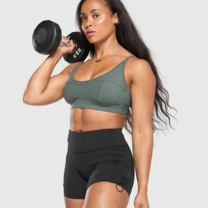 Best Gymshark Superset Sports Bra SlateTeal