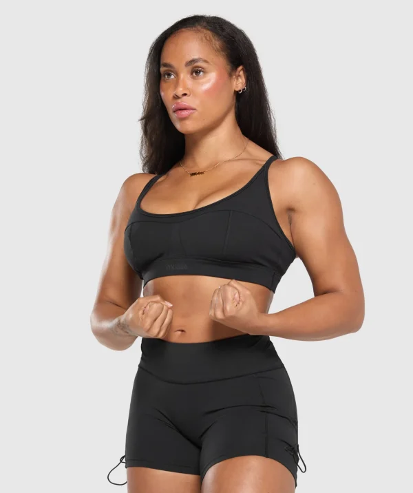 Discount Gymshark Superset Sports Bra Black