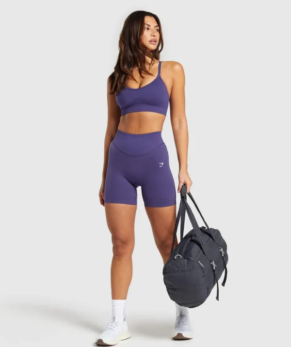 Sale Gymshark Sweat Seamless Shorts GalaxyPurple