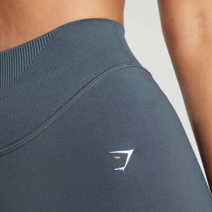 Hot Gymshark Sweat Seamless Shorts TitaniumBlue